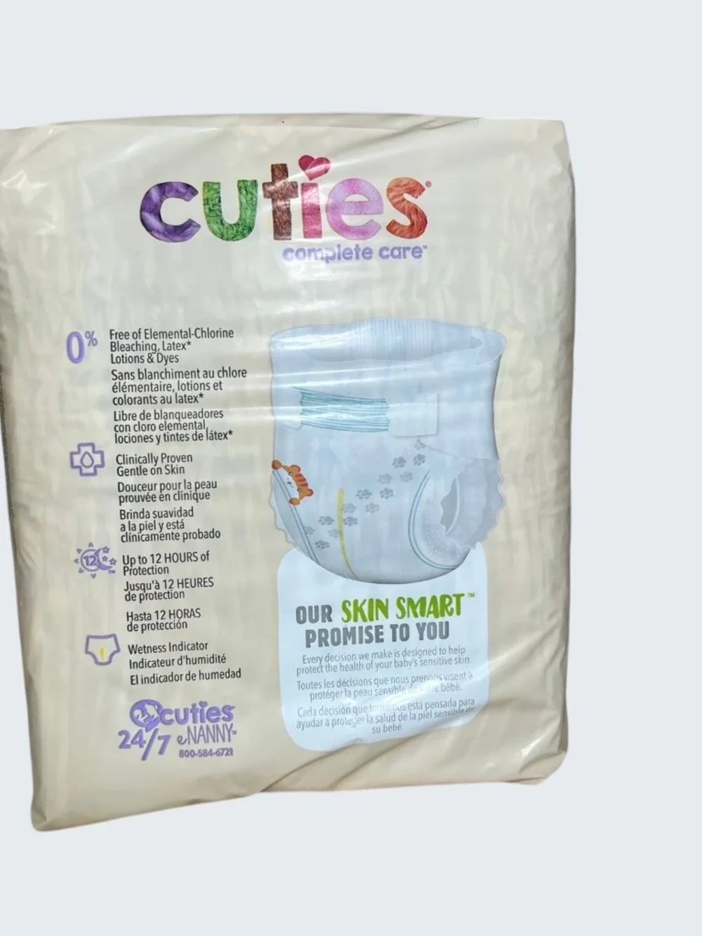 Cuties Complete Care Diapers Size 6 (35+ lbs) 2 Packs 46 Total New Sealed